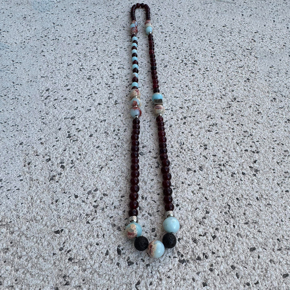 Red Skyblue Necklace