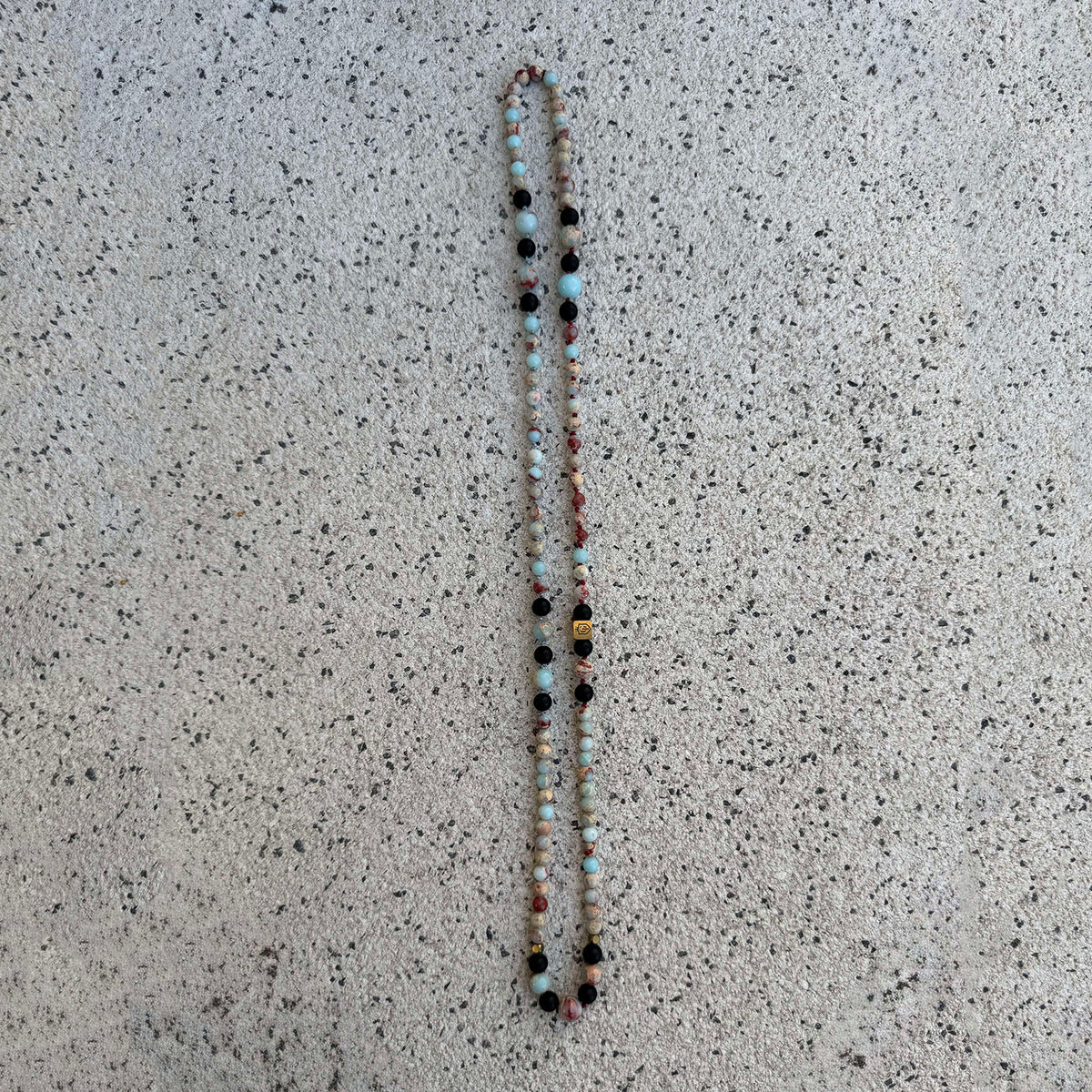 Skyblue Black Necklace