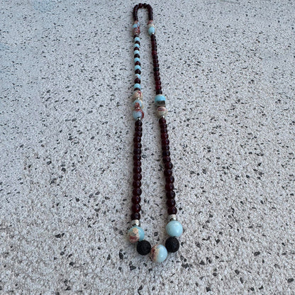 Red Skyblue Necklace