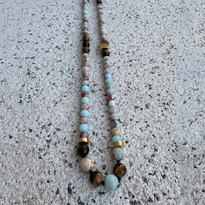 Skyblue Tiger Necklace 30